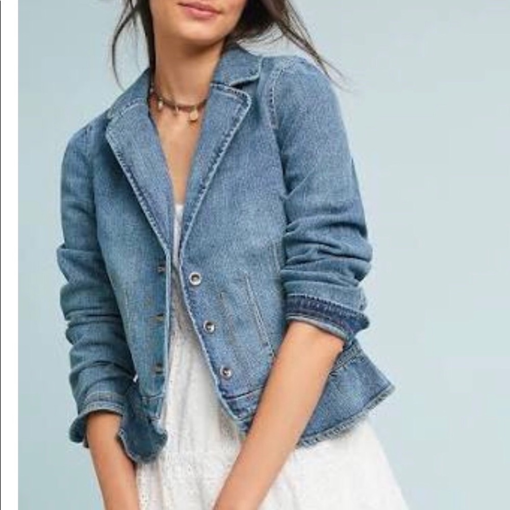 Anthropologie denim jacket